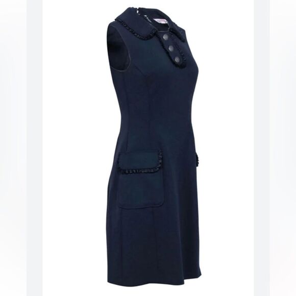 Nanette Lepore Ruffle Peter Pan Collar Dress - Picture 2 of 6